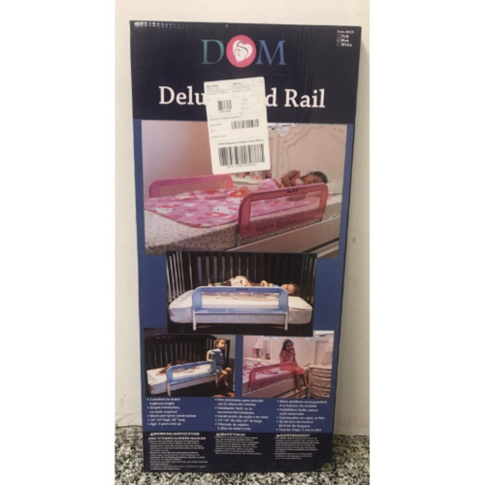 Dream On Me 419B Blue Mesh Bed Security Rail, Safety Railing Size 15 inch YB69
